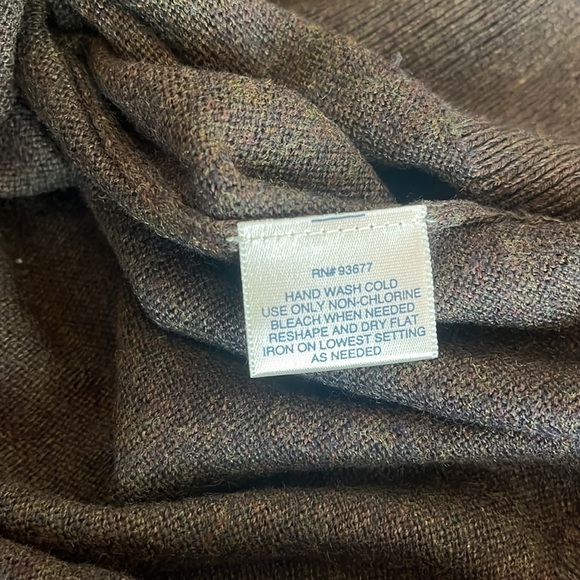 St John bay Super Soft V Neck Sweater Brown Size XXL - Picture 11 of 11